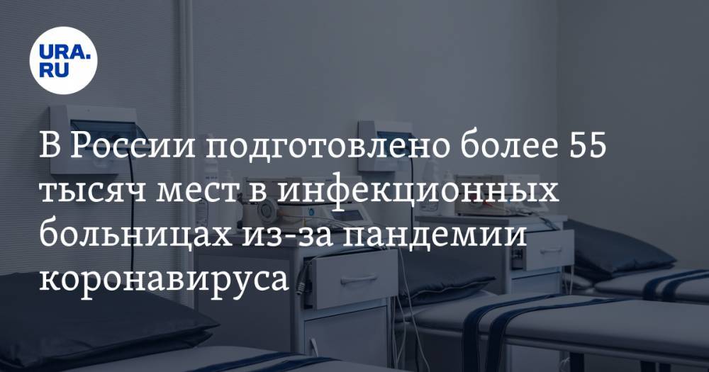 В России подготовлено более 55 тысяч мест в инфекционных больницах из-за пандемии коронавируса - ura.news - Россия