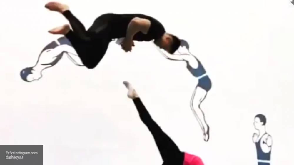 Дарья Спиридонова - Никита Нагорный - Российские гимнасты исполнили эффектный трюк с туалетной бумагой под песню Little Big - nation-news.ru - Россия