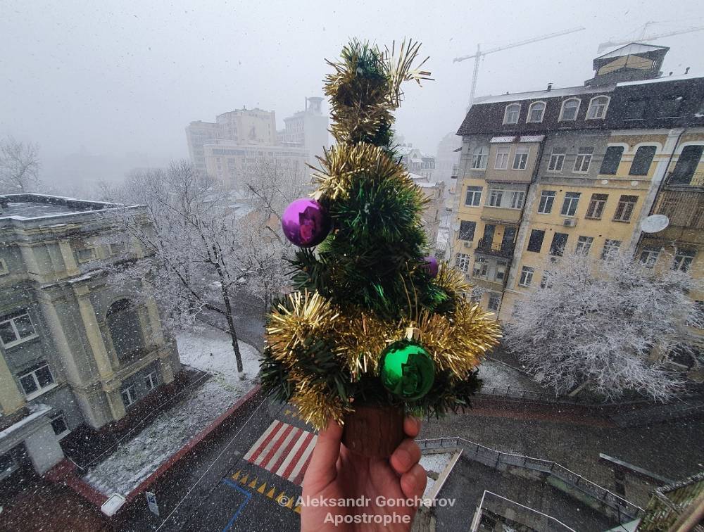 Зима пришла посреди весны: новые фото и видео снегопада в Киеве - apostrophe.ua - Украина - Киев