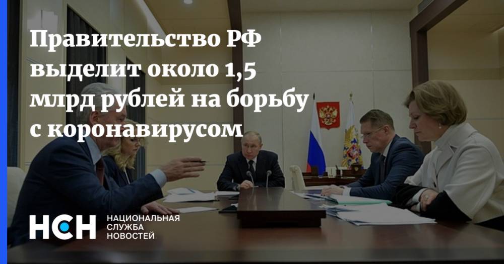 Михаил Мишустин - Правительство РФ выделит около 1,5 млрд рублей на борьбу с коронавирусом - nsn.fm - Россия