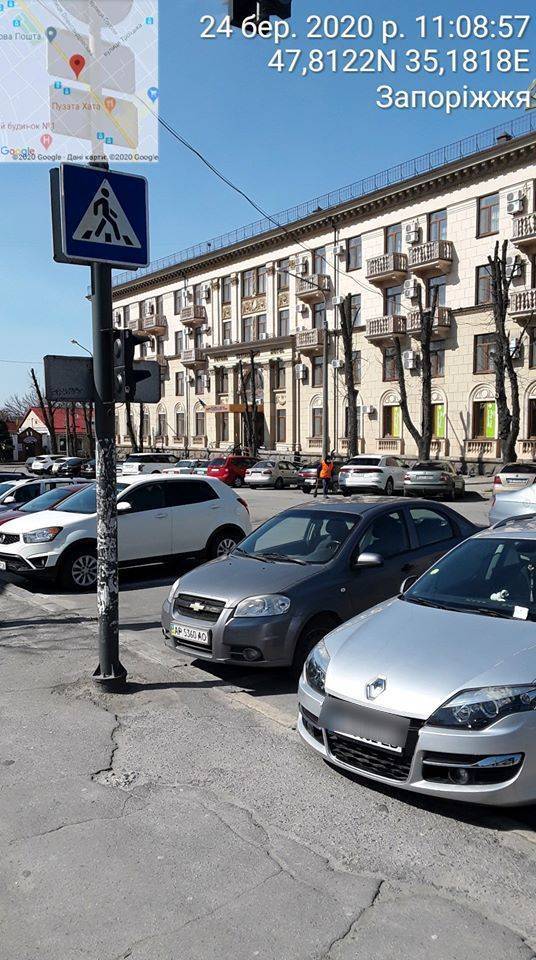 Запорожские инспекторы по парковке показали грубые нарушения водителями ПДД - inform.zp.ua - Запорожье