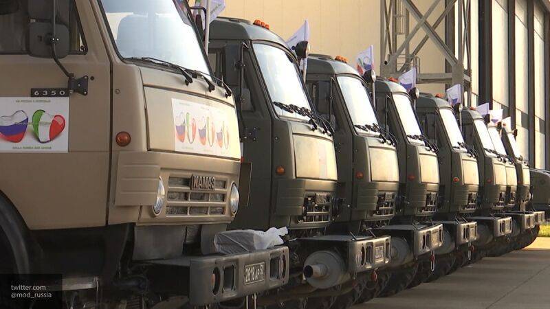 Китайское издание Sina впечатлило спецоборудование, отправленное Россией в Италию - nation-news.ru - Россия - Италия - Китай