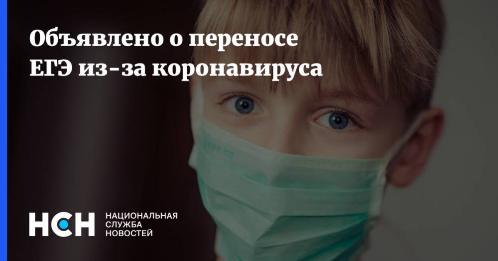 Объявлено о переносе ЕГЭ из-за коронавируса - nsn.fm - Россия