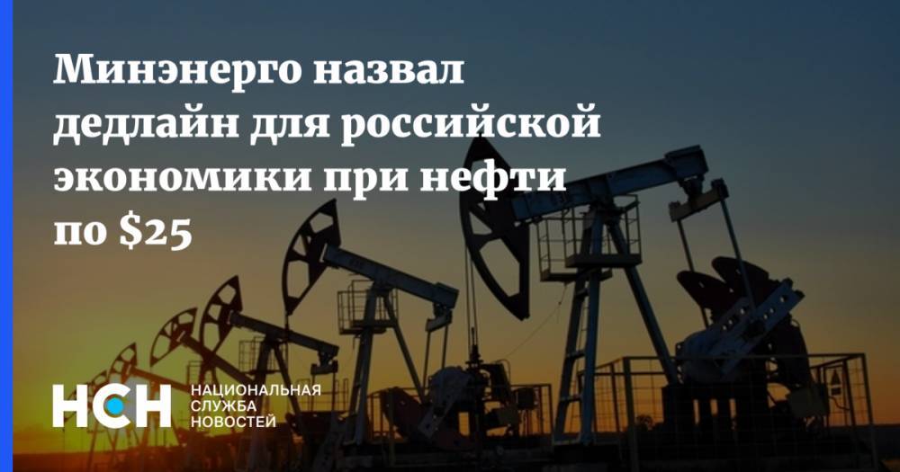 Павел Сорокин - Минэнерго назвал дедлайн для российской экономики при нефти по $25 - nsn.fm - Россия