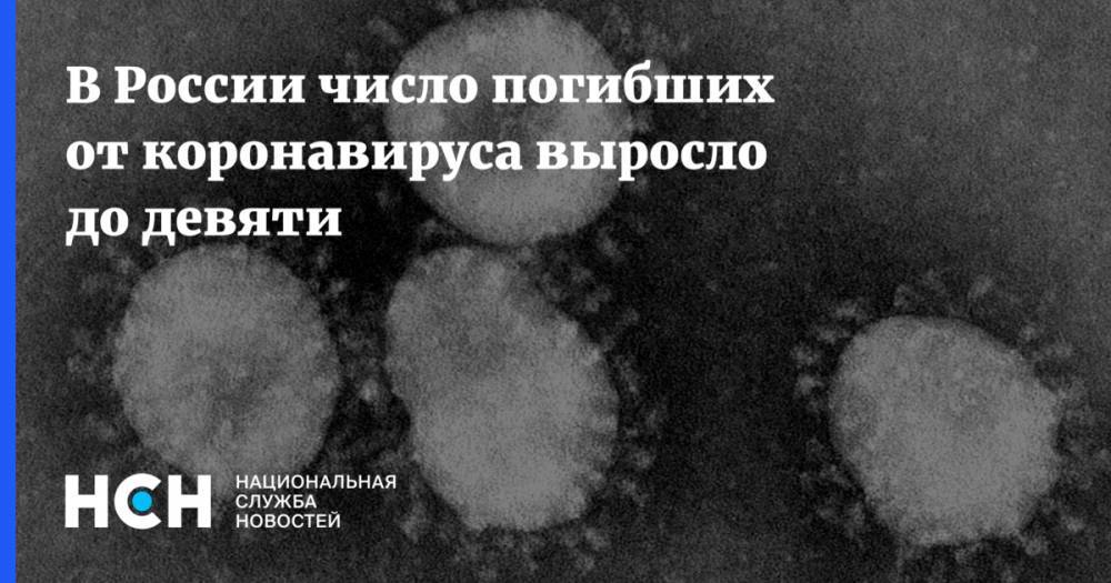 В России число погибших от коронавируса выросло до девяти - nsn.fm - Россия - Псковская обл.