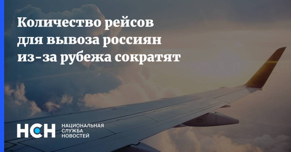 Евгений Дитрих - Количество рейсов для вывоза россиян из-за рубежа сократят - nsn.fm