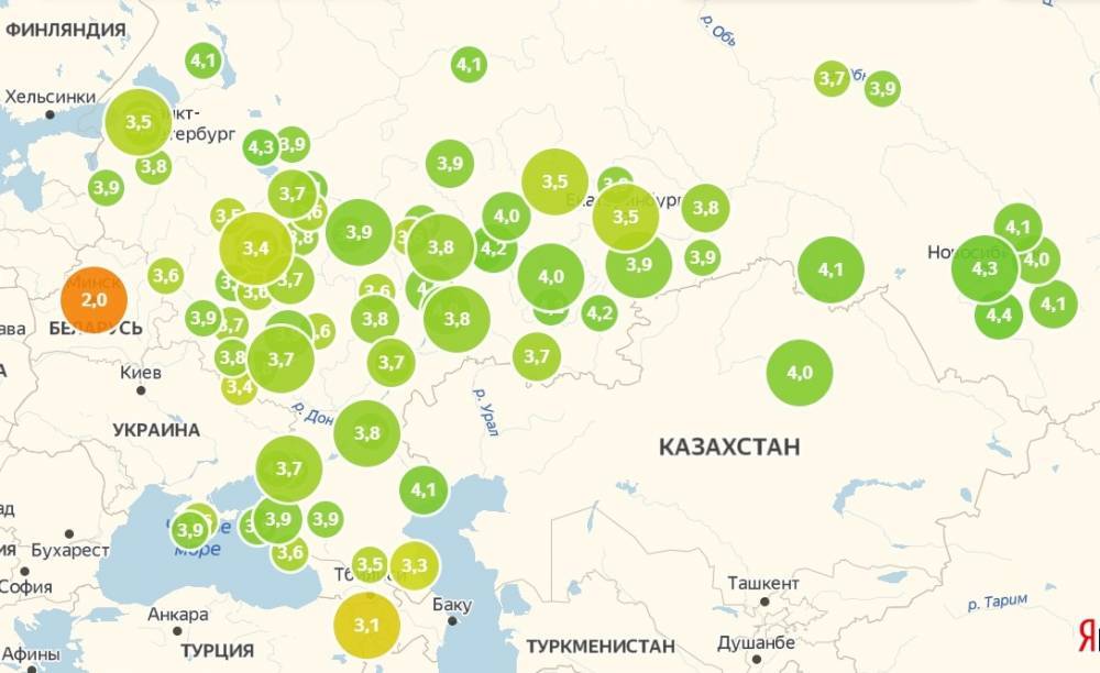 Минск оказался худшим городом по самоизоляции жителей на «Яндекс.Картах» - naviny.by - Минск