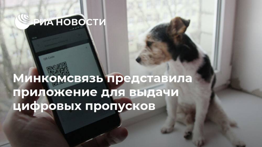 Минкомсвязь представила приложение для выдачи цифровых пропусков - ria.ru - Россия - Москва