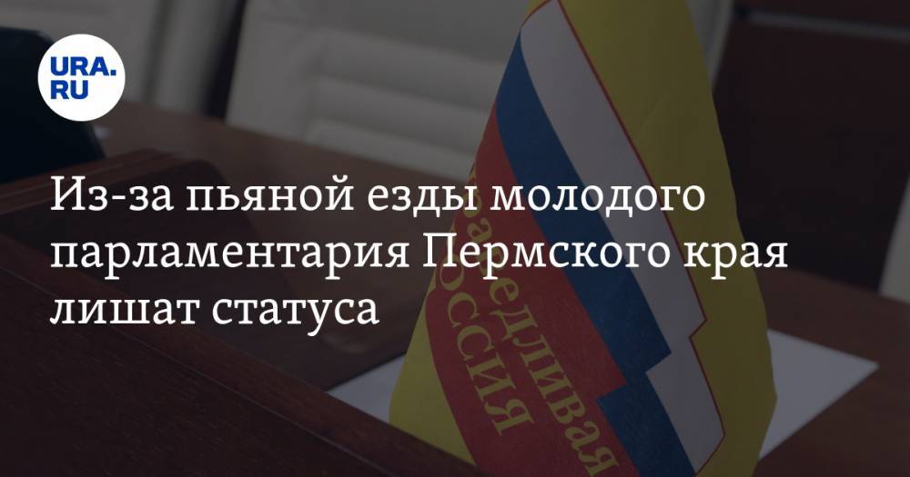 Из-за пьяной езды молодого парламентария Пермского края лишат статуса - ura.news - Россия - Пермский край