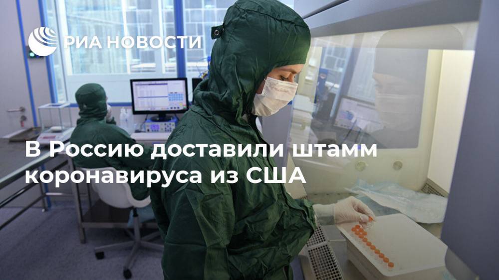 В Россию доставили штамм коронавируса из США - ria.ru - Россия - Новосибирск - Сша