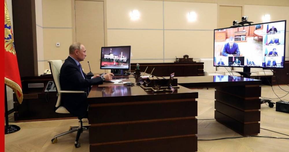 Владимир Путин - Дмитрий Песков - Александр Лукашенко - Путин принял участие в онлайн-встрече членов ЕАЭС - profile.ru - Белоруссия