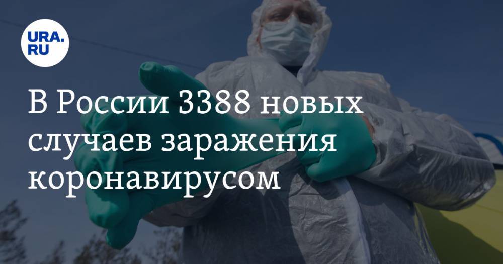 В России 3388 новых случаев заражения коронавирусом - ura.news - Россия - Москва