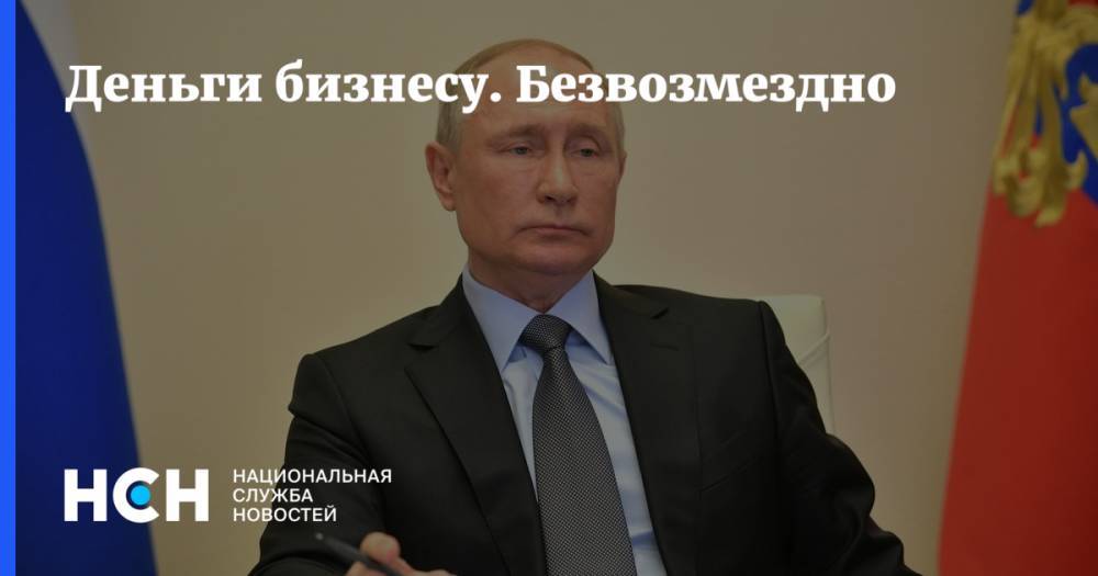 Владимир Путин - Деньги бизнесу. Безвозмездно - nsn.fm - Россия