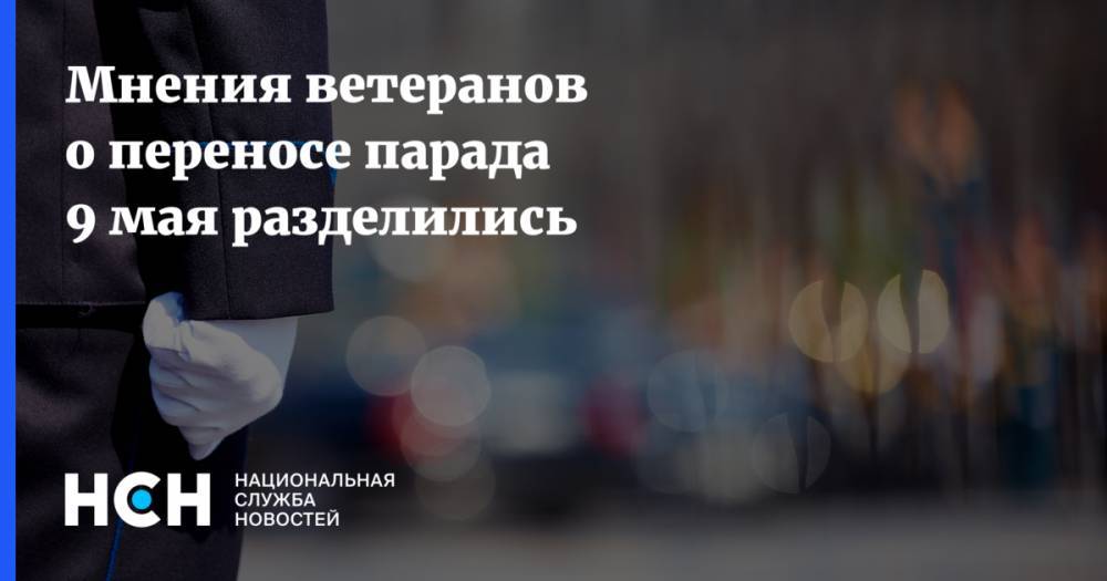 Мнения ветеранов о переносе парада 9 мая разделились - nsn.fm - Россия
