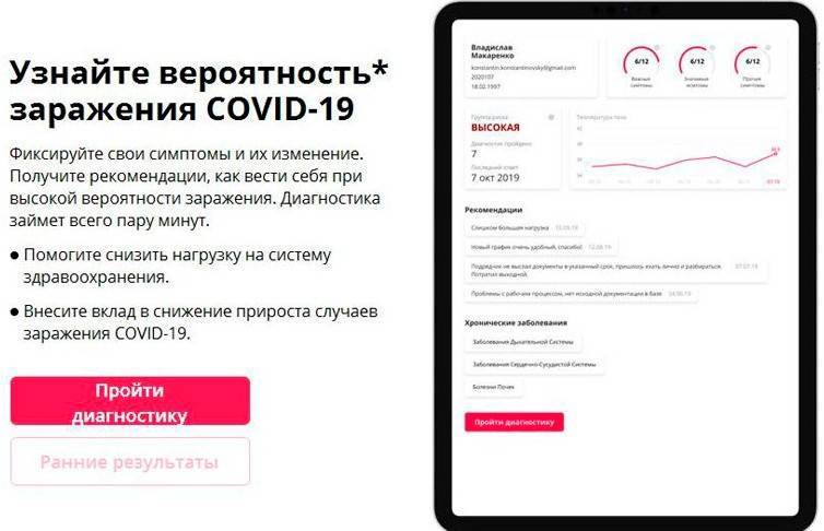 В Беларуси запустили онлайн-сервис по диагностике симптомов коронавируса - ont.by - Белоруссия