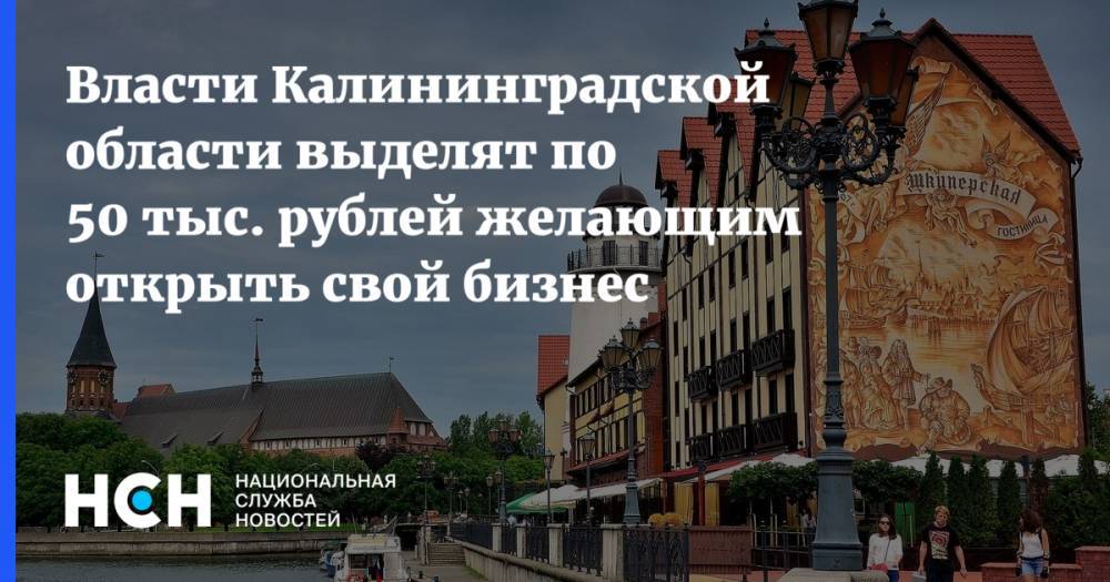 Власти Калининградской области выделят по 50 тыс. рублей желающим открыть свой бизнес - nsn.fm - Калининградская обл.