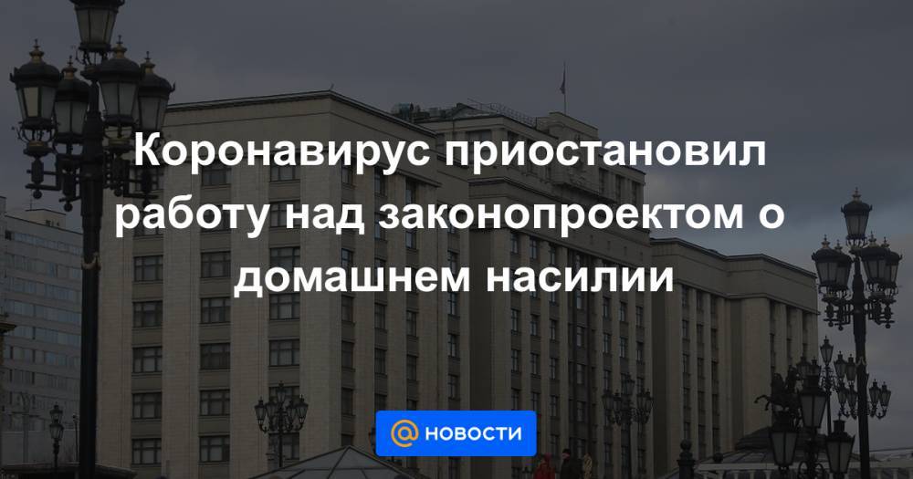 Коронавирус приостановил работу над законопроектом о домашнем насилии - news.mail.ru