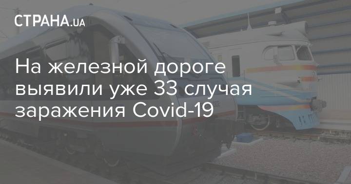 На железной дороге выявили уже 33 случая заражения Сovid-19 - strana.ua - Украина