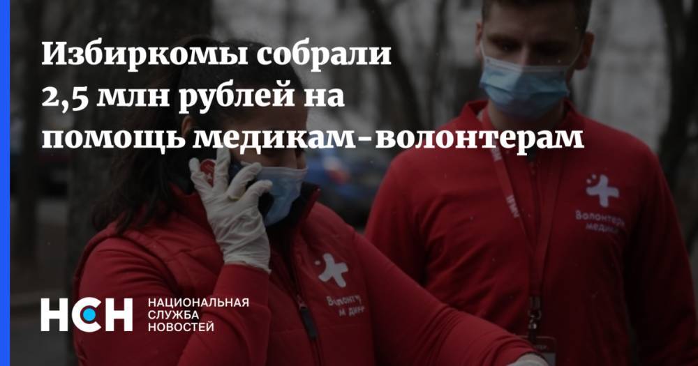 Избиркомы собрали 2,5 млн рублей на помощь медикам-волонтерам - nsn.fm - Россия