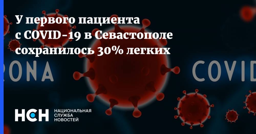 Михаил Развожаев - У первого пациента с COVID-19 в Севастополе сохранилось 30% легких - nsn.fm - Севастополь