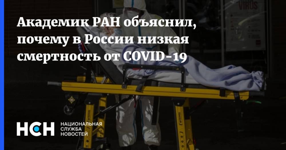 Александр Лукашев - Академик РАН объяснил, почему в России низкая смертность от COVID-19 - nsn.fm - Россия