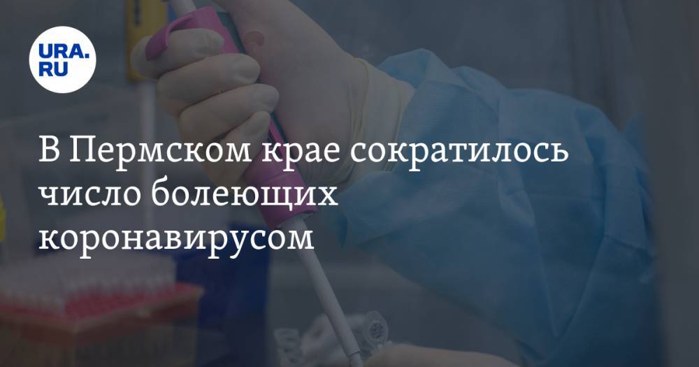 В Пермском крае сократилось число болеющих коронавирусом - ura.news - Пермский край
