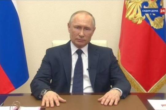 Владимир Путин - Путин объявил все дни до конца апреля нерабочими - versia.ru - Россия