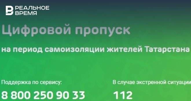 Более 65 тыс. татарстанцев зарегистрировались в системе выдачи цифровых пропусков - realnoevremya.ru