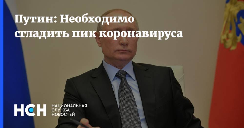 Владимир Путин - Путин: Необходимо сгладить пик коронавируса - nsn.fm - Россия