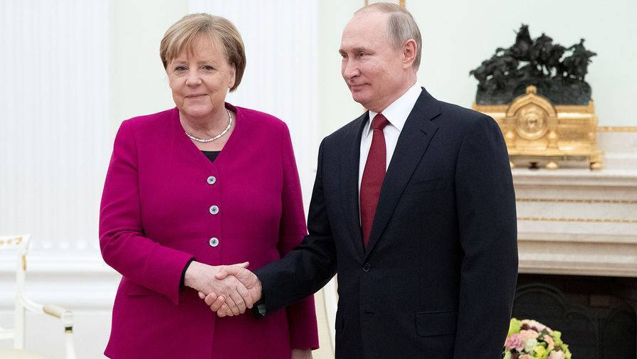 Владимир Путин - Ангела Меркель - Путин и Меркель обсудили ситуацию с пандемией COVID-19 - gazeta.ru - Россия - Германия