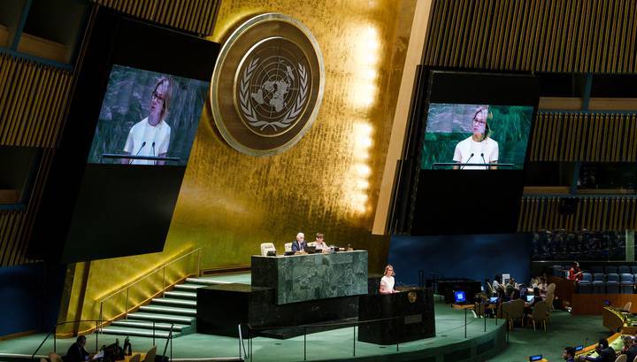 Дмитрий Кулеба - Украина в ООН блокировала российскую резолюцию об ограничении санкций - vesti.ru - Украина - Сша - Евросоюз