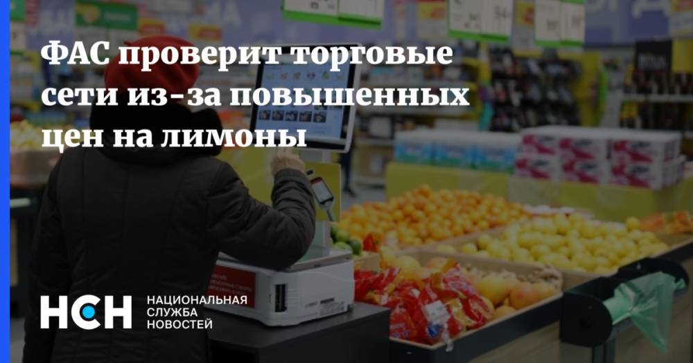 Андрей Тенишев - ФАС проверит торговые сети из-за повышенных цен на лимоны - nsn.fm