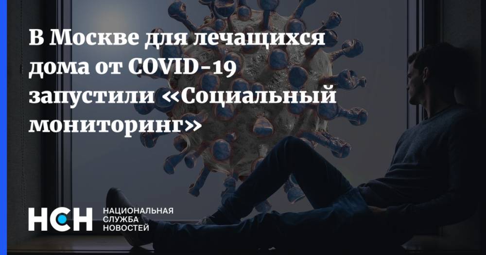 В Москве для лечащихся дома от COVID-19 запустили «Социальный мониторинг» - nsn.fm - Москва