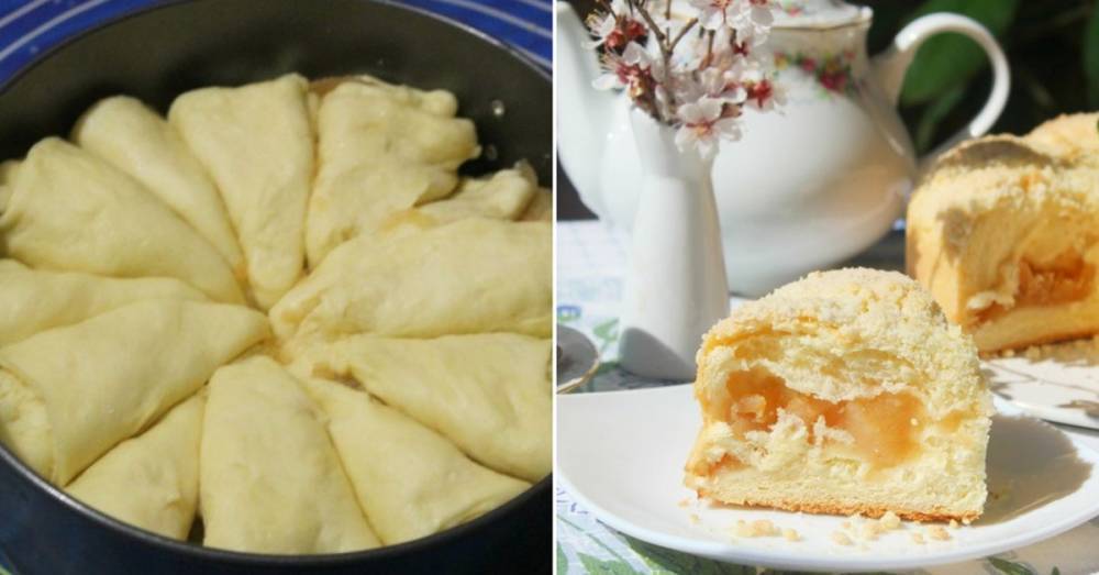 Рецепт дрожжевого яблочного пирога на маргарине - takprosto.cc