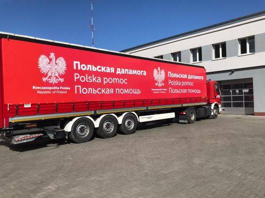 Польша отправила гуманитарную помощь Белоруссии - eadaily.com - Россия - Белоруссия - Польша