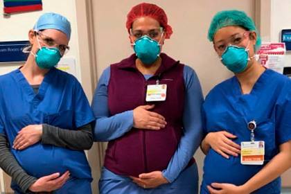 Три врача одновременно забеременели и продолжили борьбу с коронавирусом - lenta.ru - Сша - штат Мэриленд