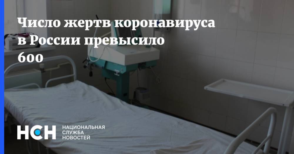 Число жертв коронавируса в России превысило 600 - nsn.fm - Россия