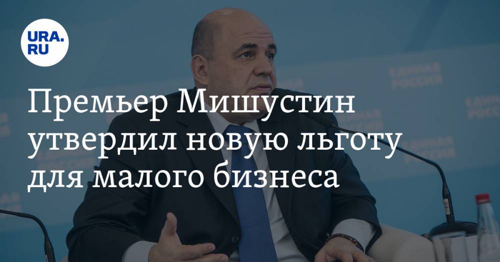 Михаил Мишустин - Премьер Мишустин утвердил новую льготу для малого бизнеса - ura.news