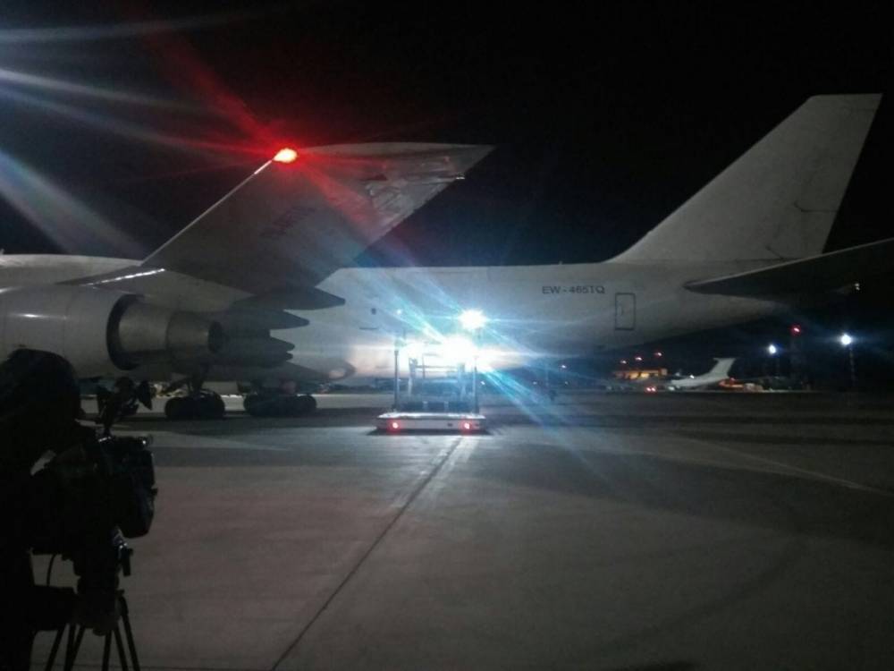 В Минск прибыл «Боинг» с 50 тоннами гуманитарной помощи - belsat.eu - Минск