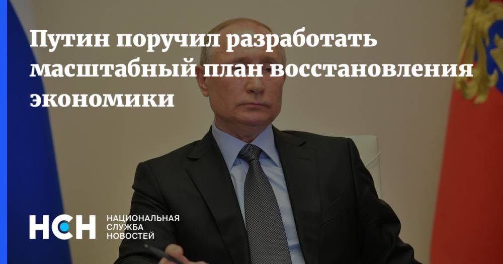 Владимир Путин - Путин поручил разработать масштабный план восстановления экономики - nsn.fm - Россия