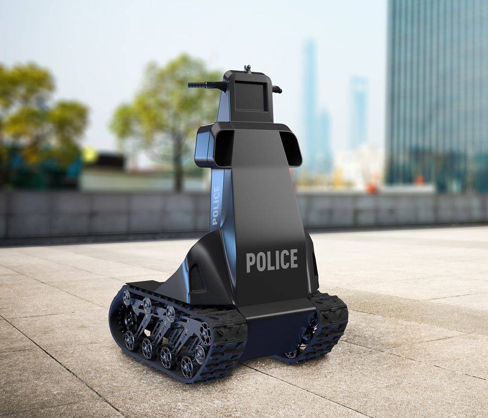 Запорожские технологи разработали робота-полицейского, – фото - inform.zp.ua - Украина - Запорожье