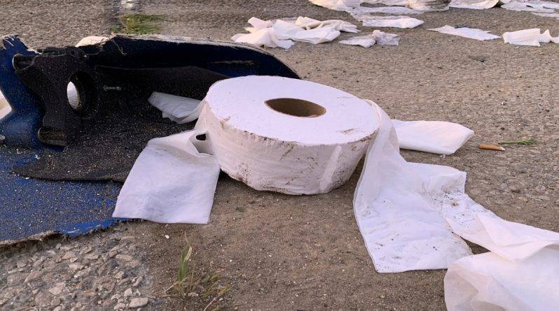 Из-за аварии в Техасе в пожаре сгорела крупная партия туалетной бумаги - usa.one - Сша - штат Техас