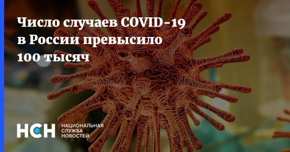 Число случаев COVID-19 в России превысило 100 тысяч - nsn.fm - Россия - Московская обл.