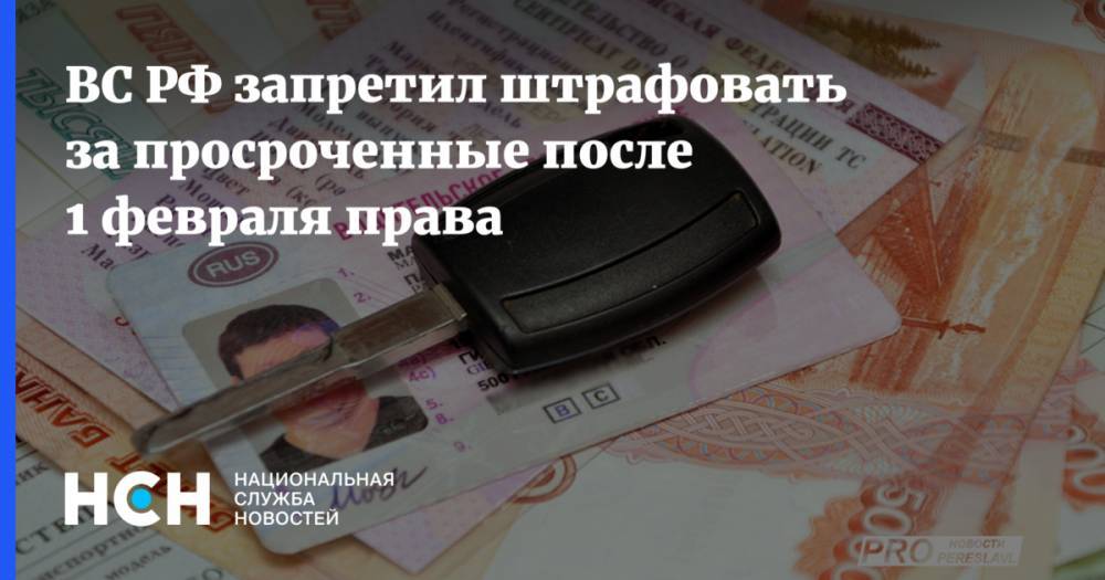 ВС РФ запретил штрафовать за просроченные после 1 февраля права - nsn.fm - Россия