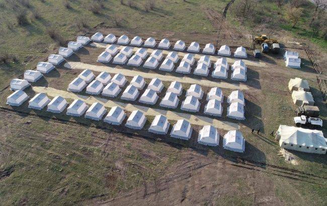В Днепропетровской области установили палаточный лагерь для обсервации - rbc.ua - Украина - Днепропетровск - Днепропетровская обл.