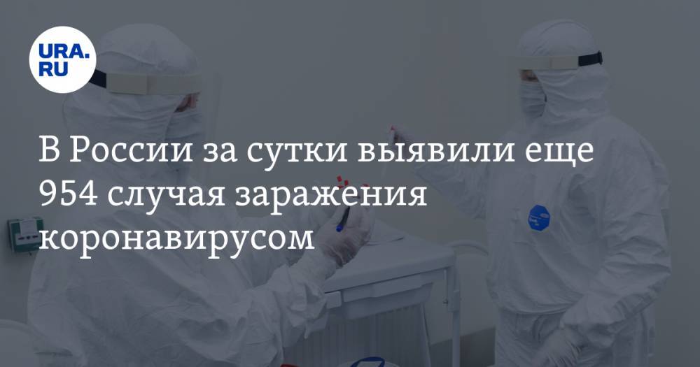В России за сутки выявили еще 954 случая заражения коронавирусом - ura.news - Россия