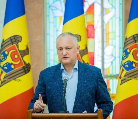 Президент Молдавии считает, что в условиях ЧП нет времени на политику - eadaily.com - Молдавия