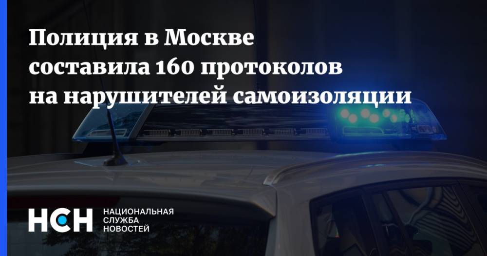 Владимир Васенин - Полиция в Москве составила 160 протоколов на нарушителей самоизоляции - nsn.fm - Россия - Москва