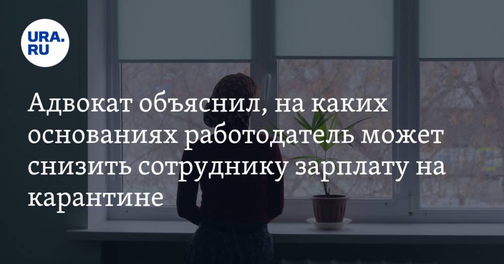Адвокат объяснил, на каких основаниях работодатель может снизить сотруднику зарплату на карантине - ura.news - Россия