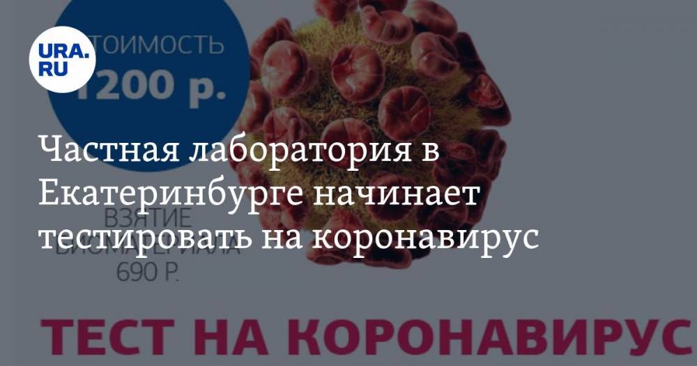 Частная лаборатория в Екатеринбурге начинает тестировать на коронавирус - ura.news - Екатеринбург